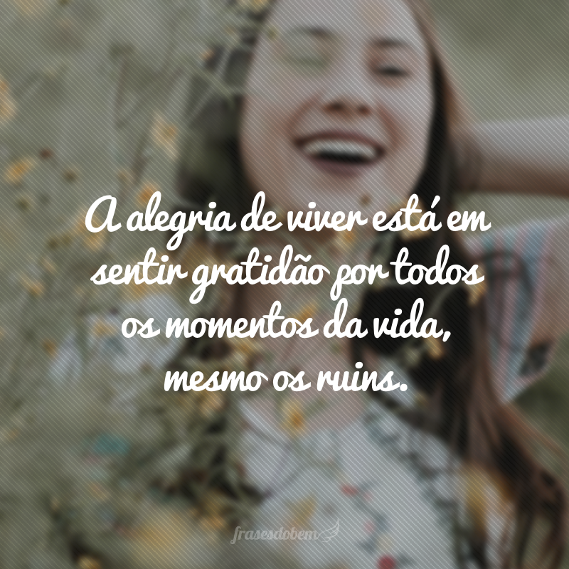 40 Frases De Alegria De Viver Para Aproveitar Tudo O Que A Vida Te Oferece 