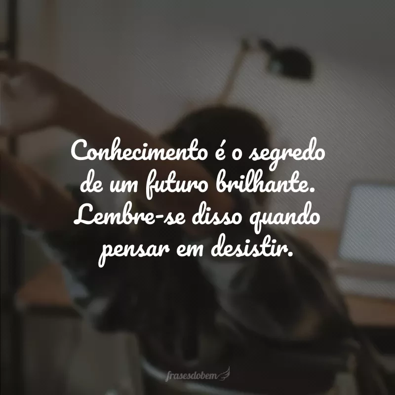 40 frases de estudo e dedicação que vão inspirar o seu aprendizado