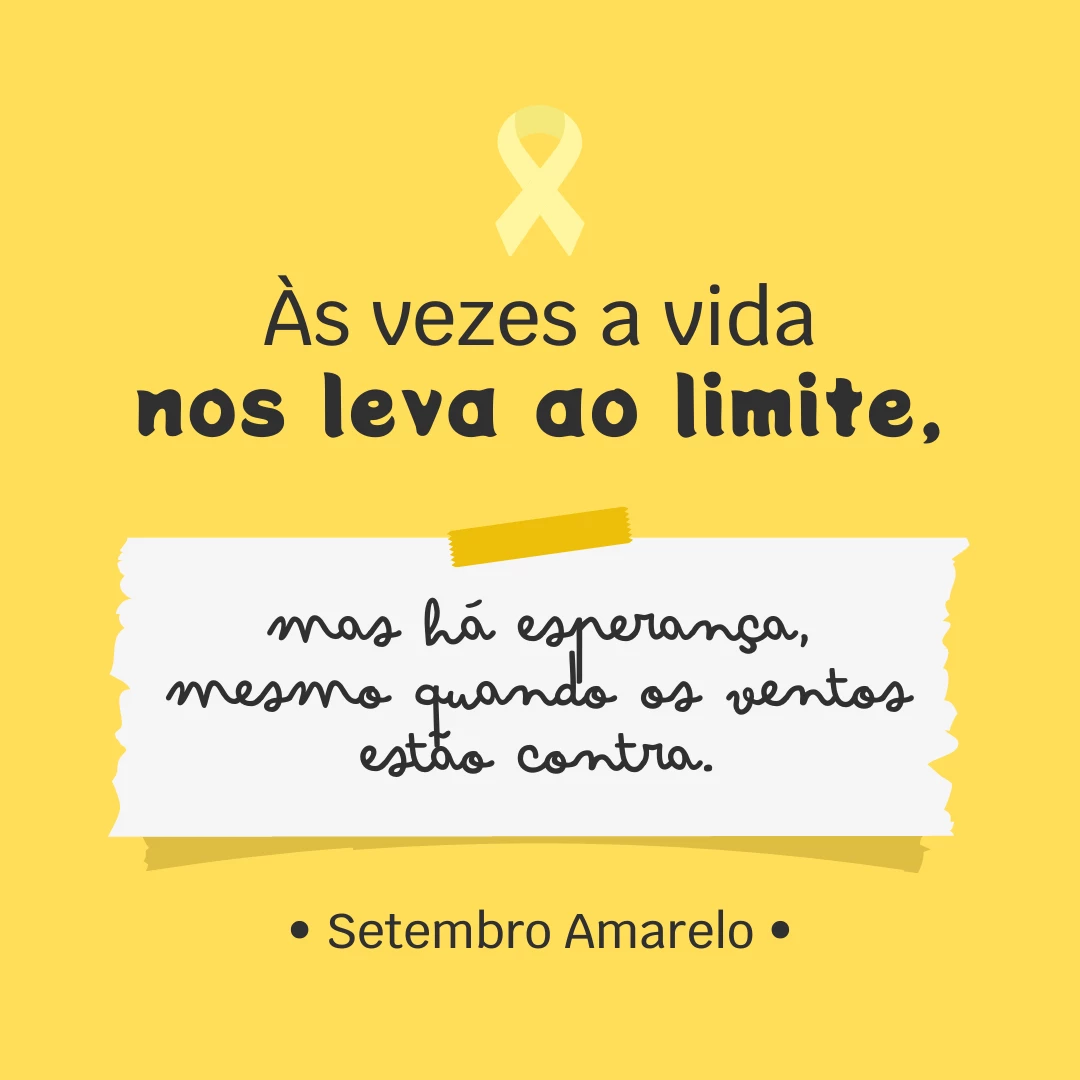 Às vezes a vida nos leva ao limite, mas há esperança, mesmo quando os ventos estão contra.